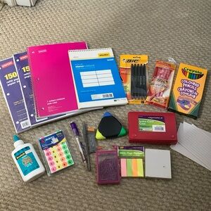 Back to school Supplies 18+ pieces Bundle